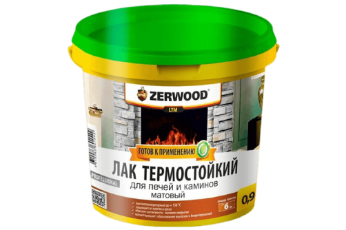 Лак термостойкий матовый для печей и каминов ZERWOOD LTM - ZERWOOD